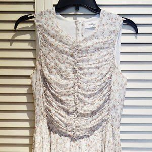 Italian Designer Otto d'Ame floral crepe dress size 4